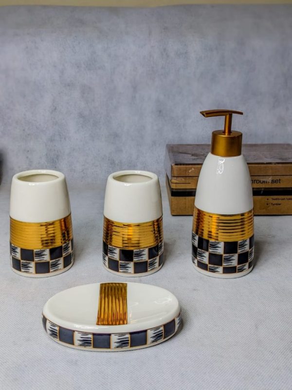 Imported Ceramic Bathroom accessories Set