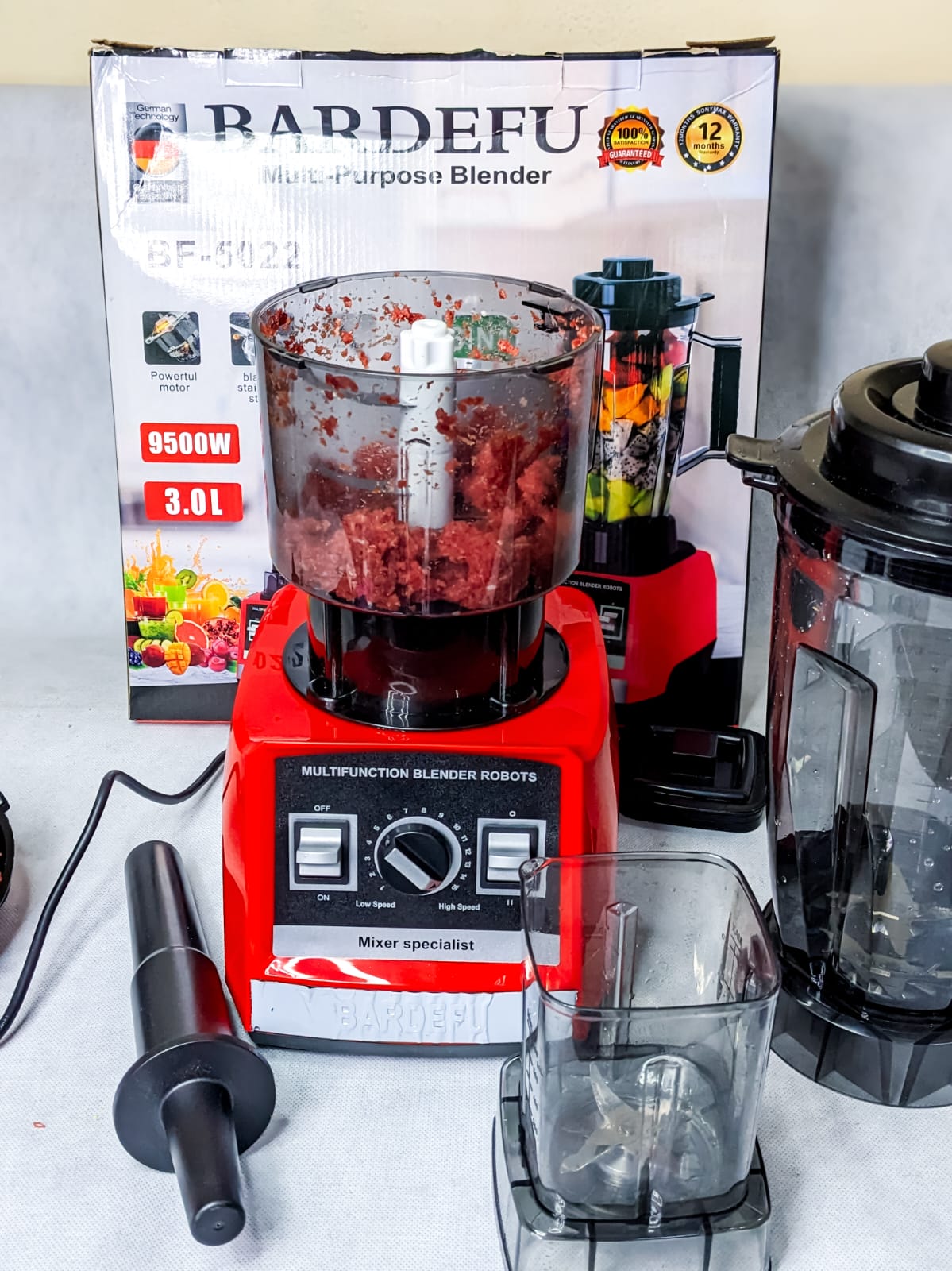 Bardefu Multifunctional German Lot Imported 3 in 1 Blender