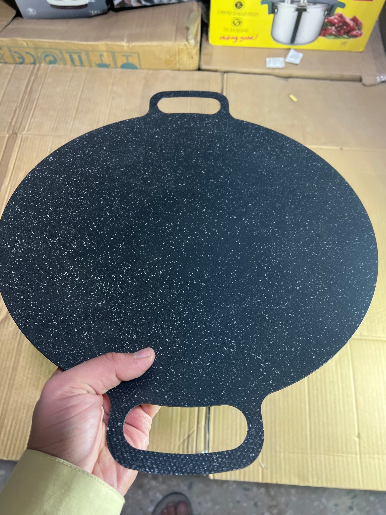 GERMANY LOT IMPORTED STAINLESS STEEL GRANITE TAWA 34CM