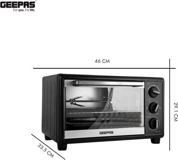 Geepas GO4464 Electric Oven with Rotisserie