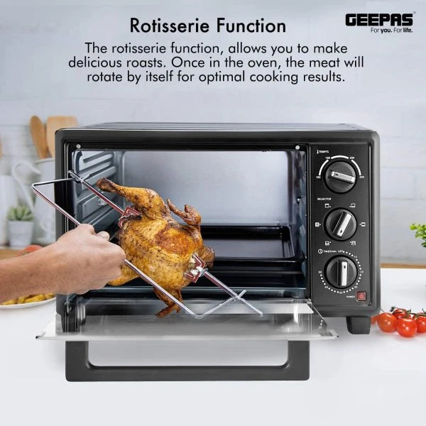 Geepas GO4464 Electric Oven with Rotisserie