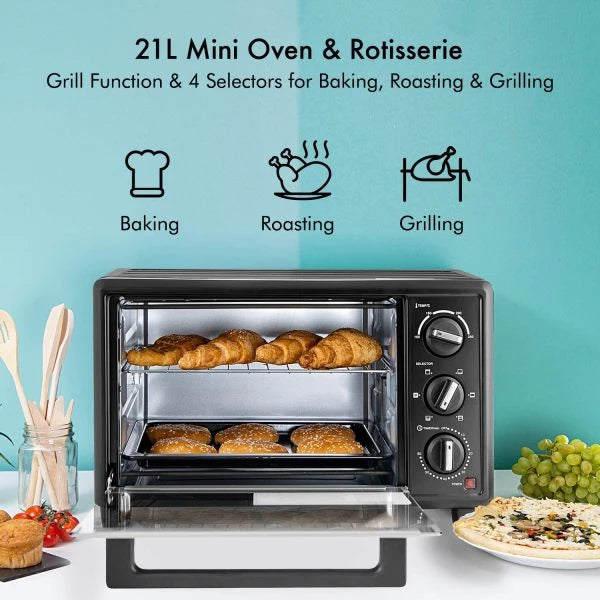 Geepas GO4464 Electric Oven with Rotisserie