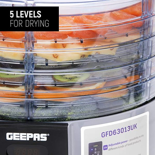 Geepas Food and Vegetable Dehydrator Original