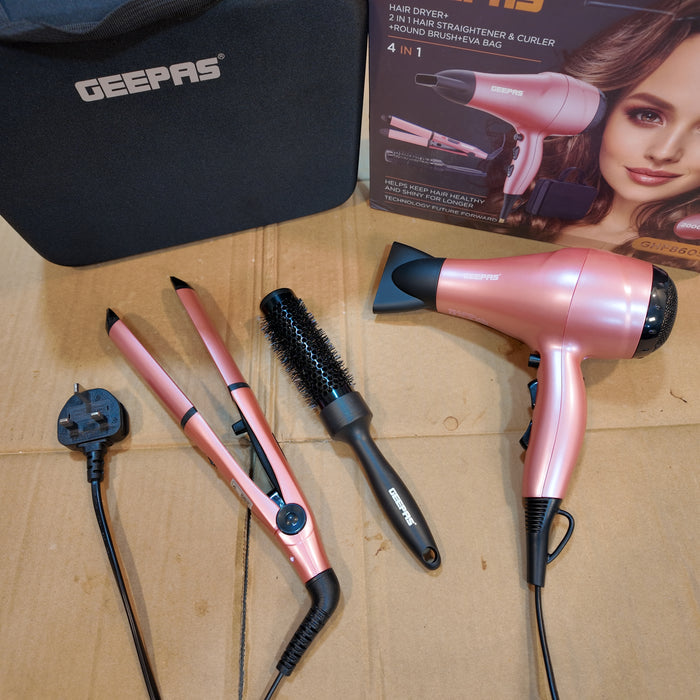 Geepas 4 in 1 Hair Styler Set GHF86054