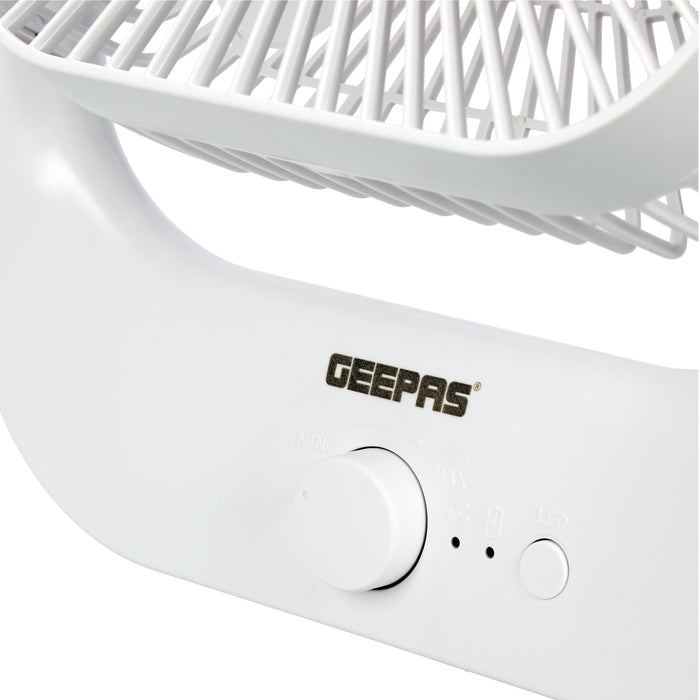 Geepas Rechargeable Fan With LED Light GF21162