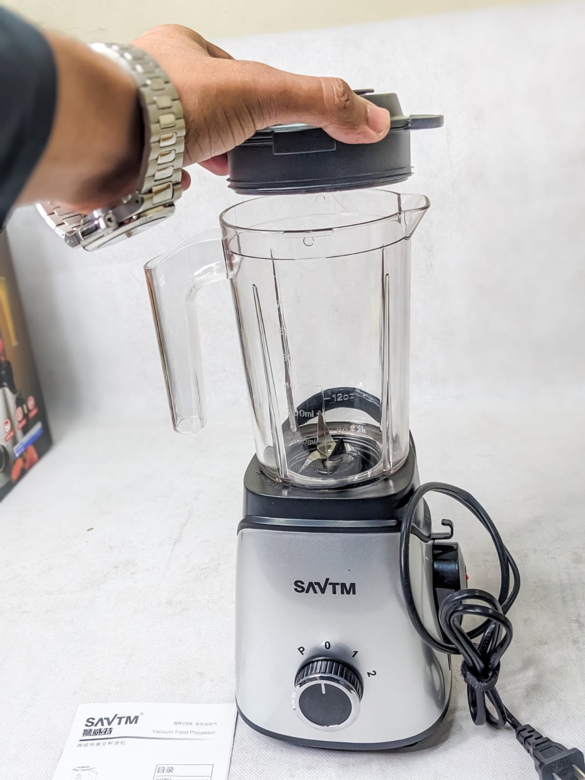 SavTm 4 in 1 Korean Lot Vacuum Blender