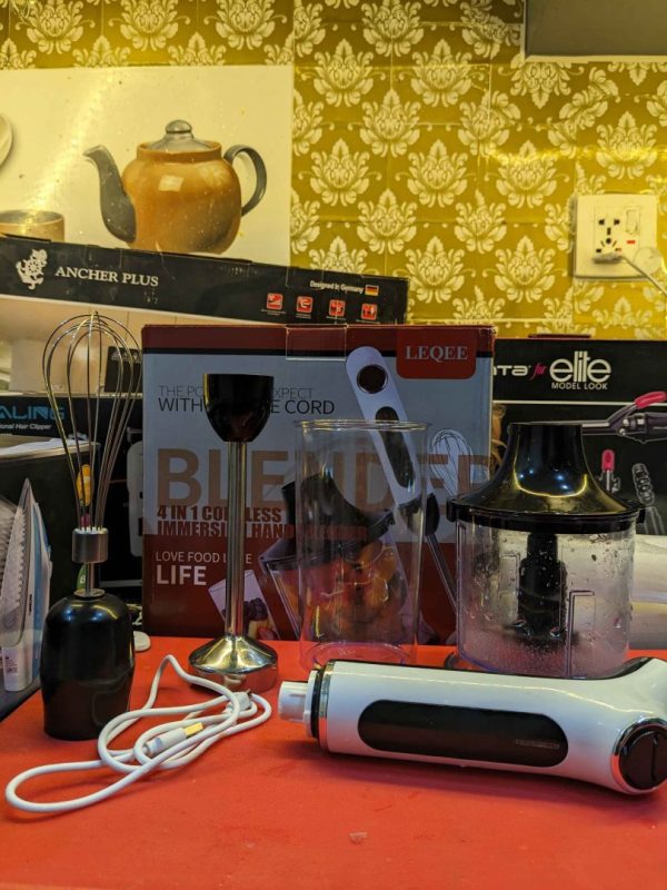 Rechargeable Leqee hand blender [Amazon Lot]