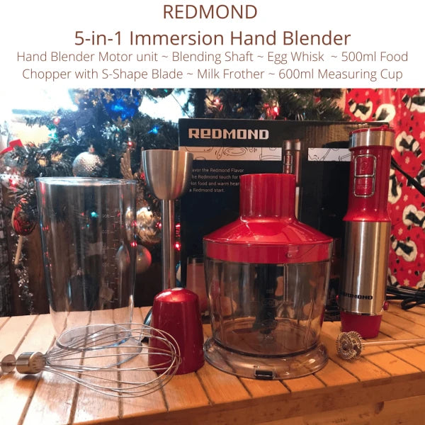 German Lot Redmond 10 in 1 Hand Blender Set