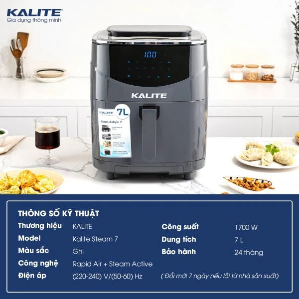 Kalite XXL 7L Steam Air Fryer