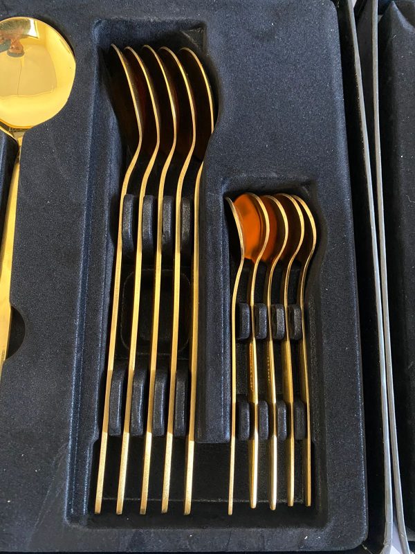 High Quality Luxury 24 pieces cutlery Set (Stainless Steel)