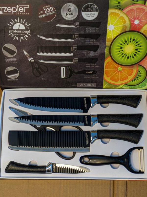 Original zepter Knife Set 6 in 1 (German Brand)