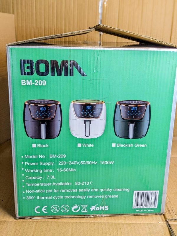 Germaan Lot Imported Boma 7L Air Fryer