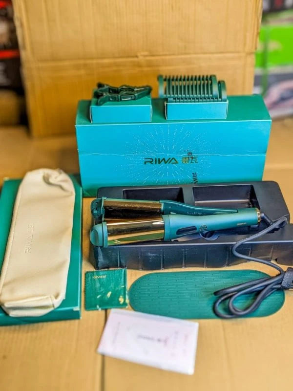 Korean Brand Riwa Double Barrel Curling Straightner