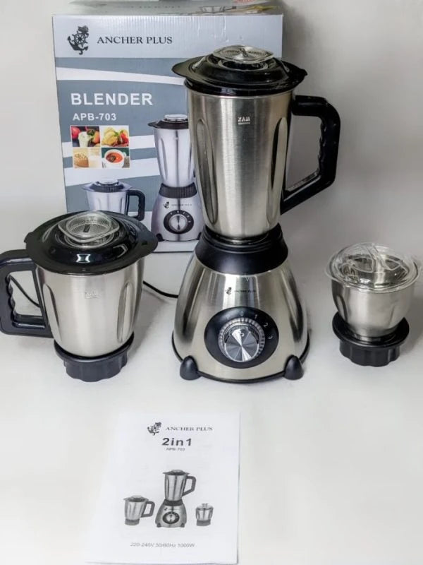 German Lot 3 in 1 Stainless Steal Blender