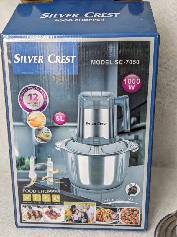 Silver Crest 5 Liter Meat Chopper (Lot Imported)