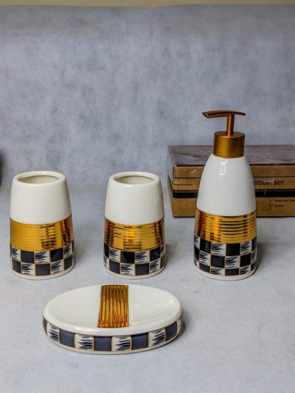 Imported Ceramic Bathroom accessories Set