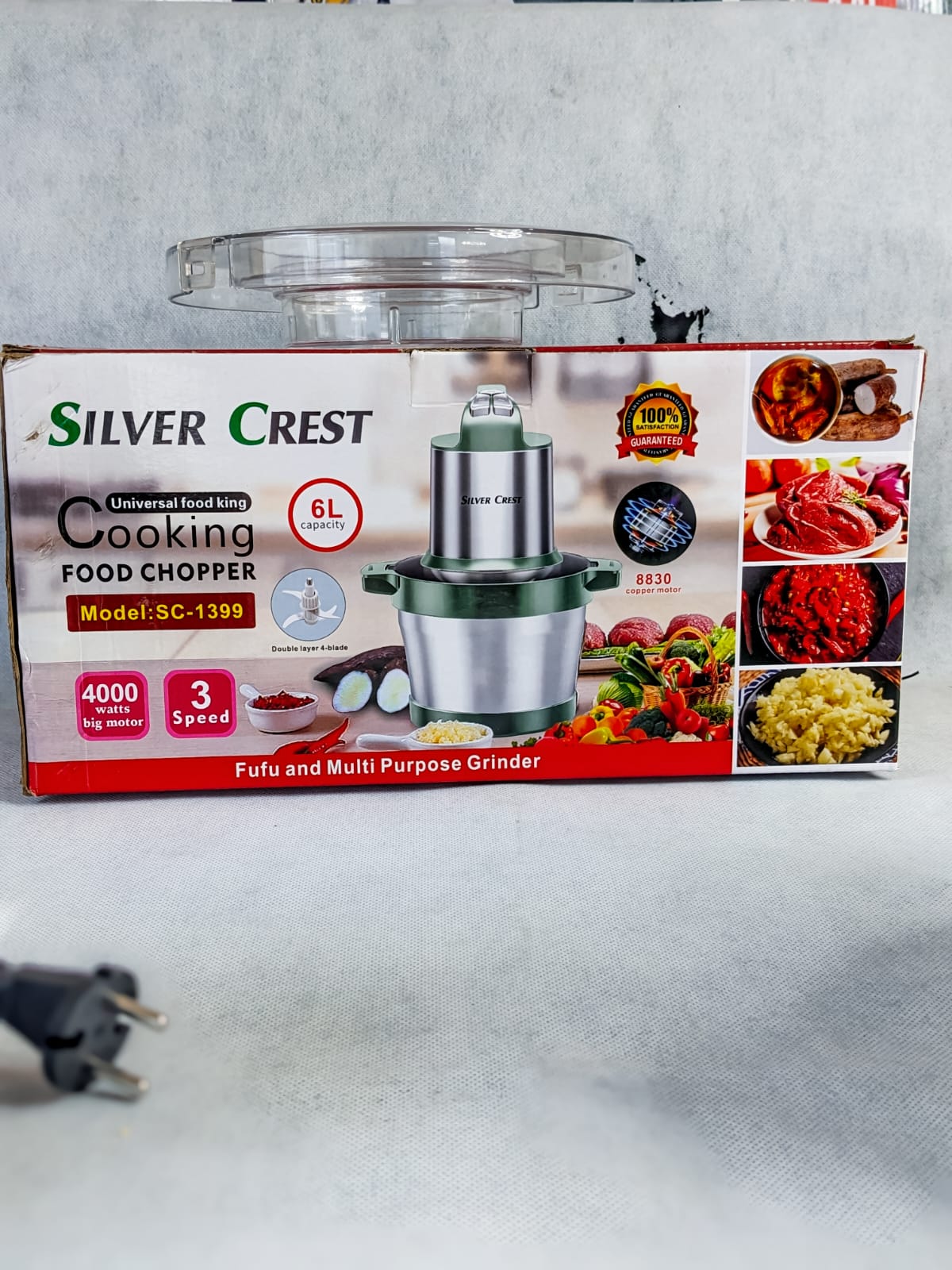 Lot Imported Silver Crest 6 Litre Meat Chopper