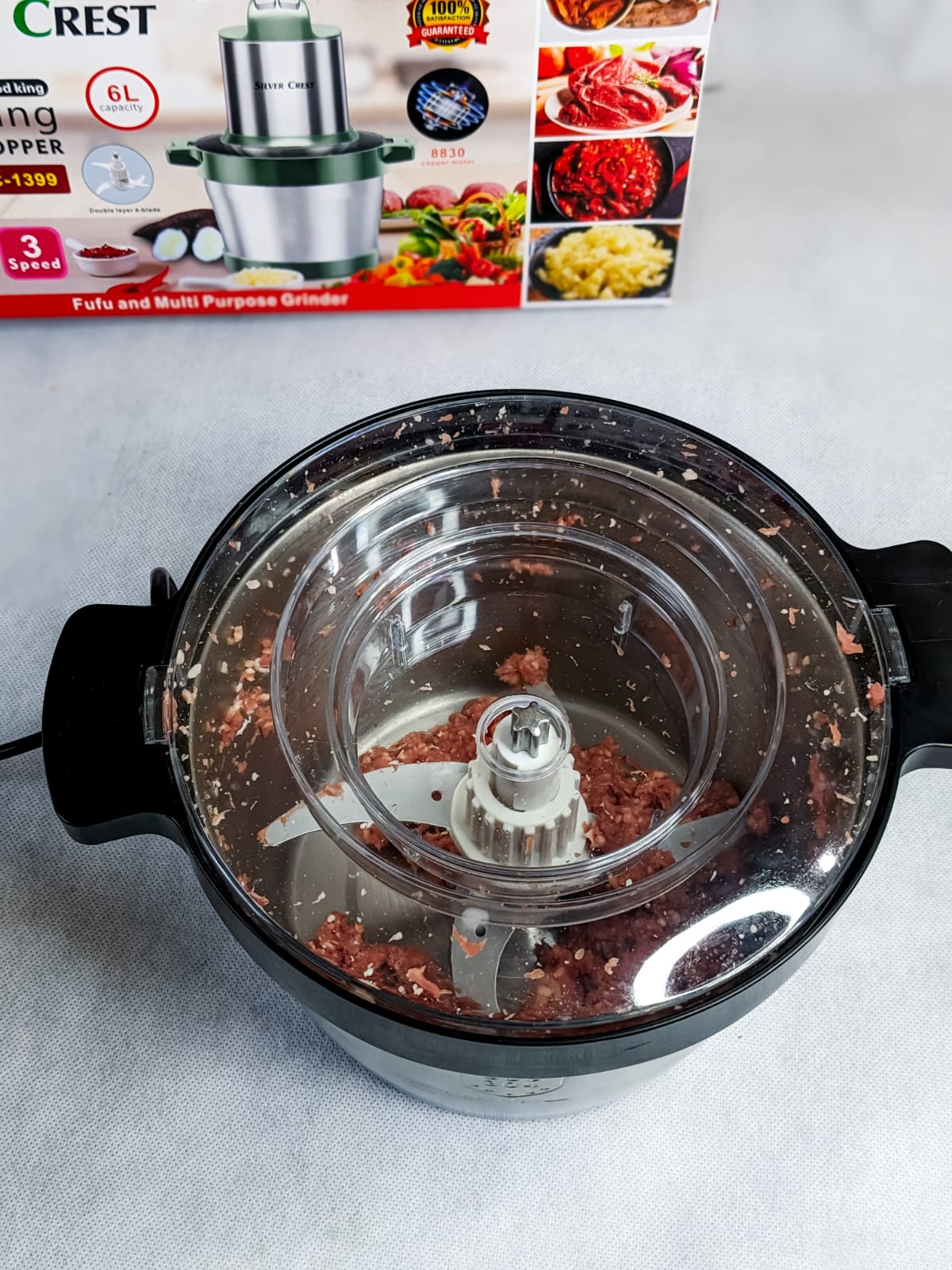 Lot Imported Silver Crest 6 Litre Meat Chopper