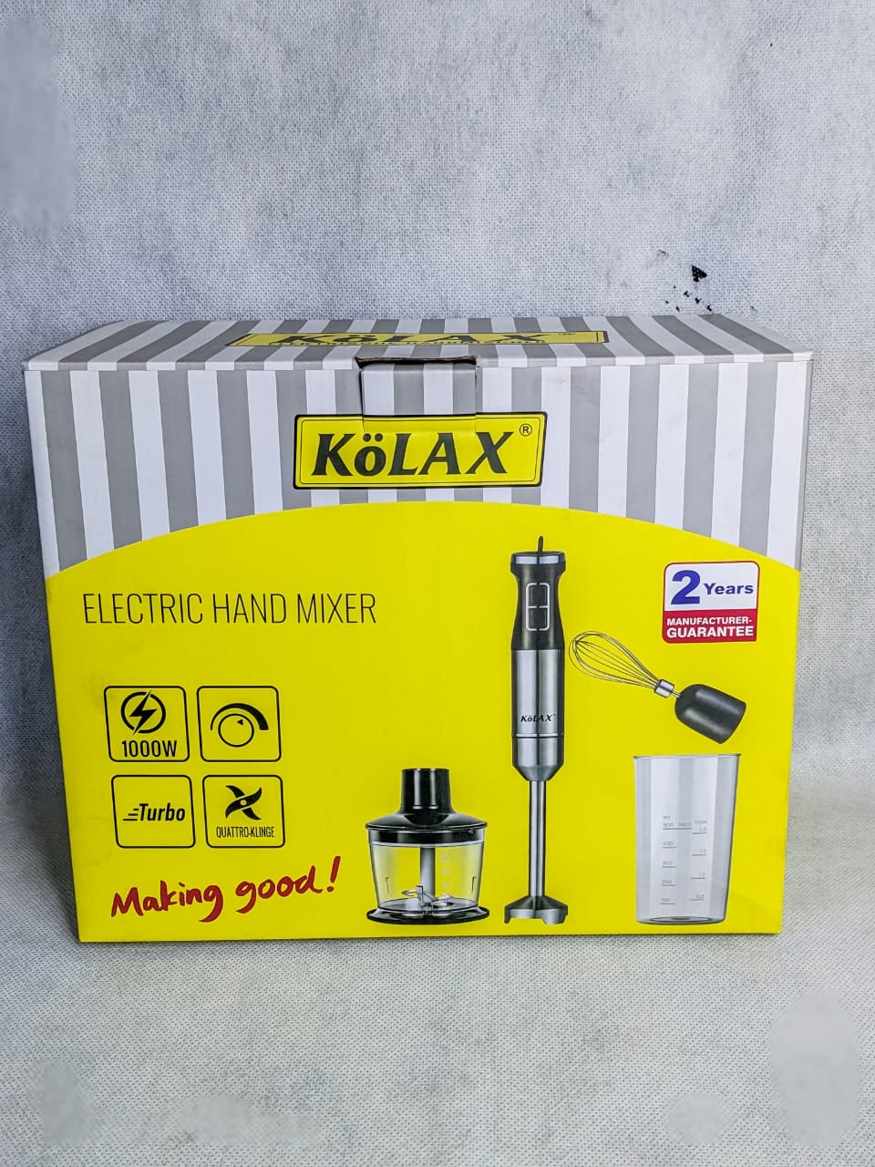 German Lot Kolax 4 in 1 Hand Blender Set