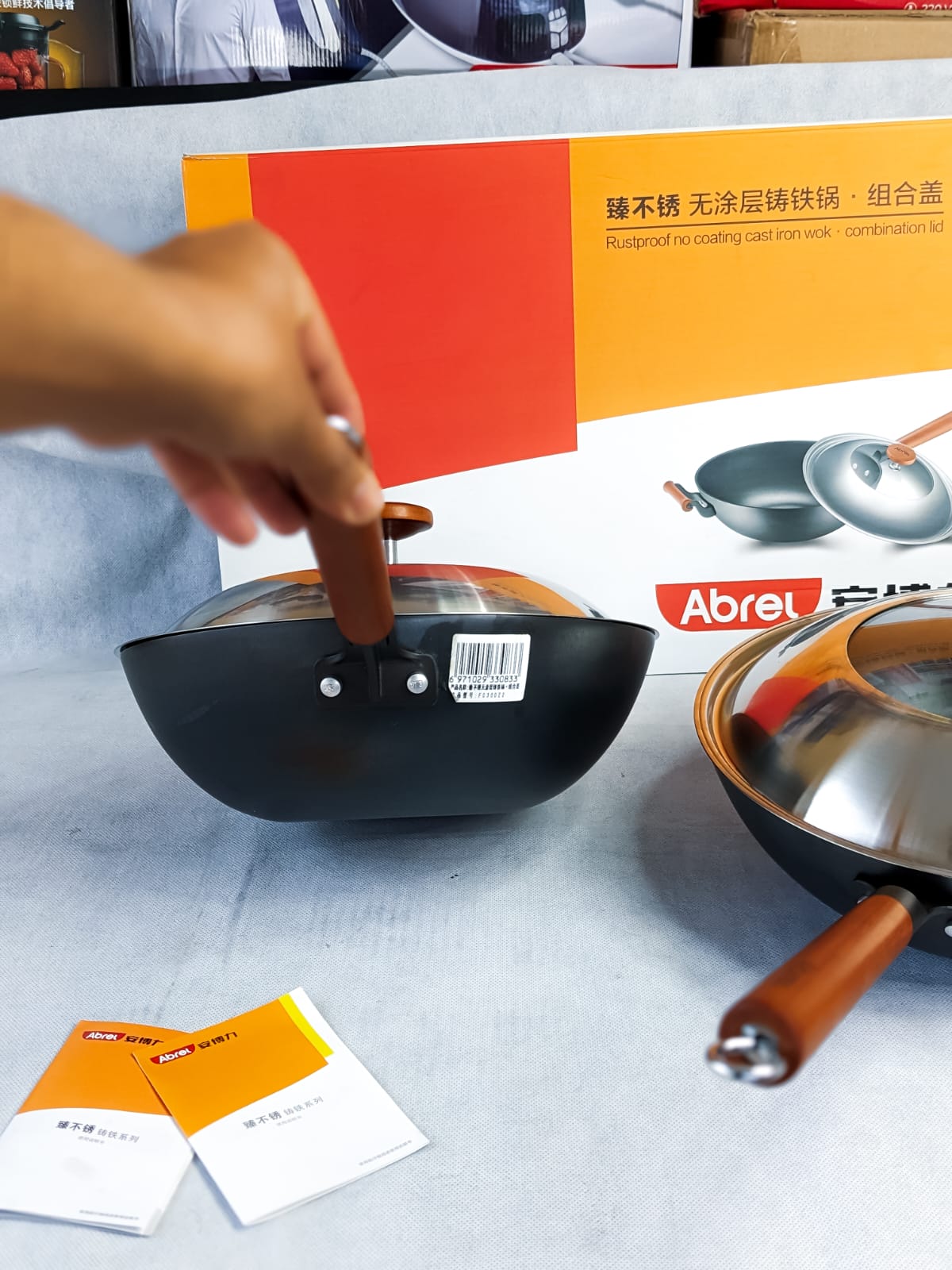 Lot Imported Premium Iron Wok (High Quality)