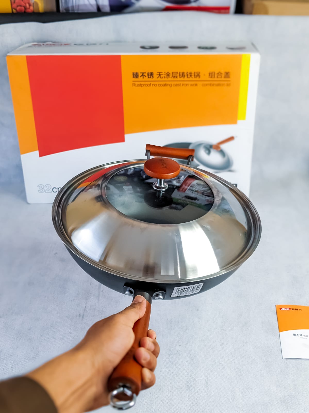 Lot Imported Premium Iron Wok (High Quality)