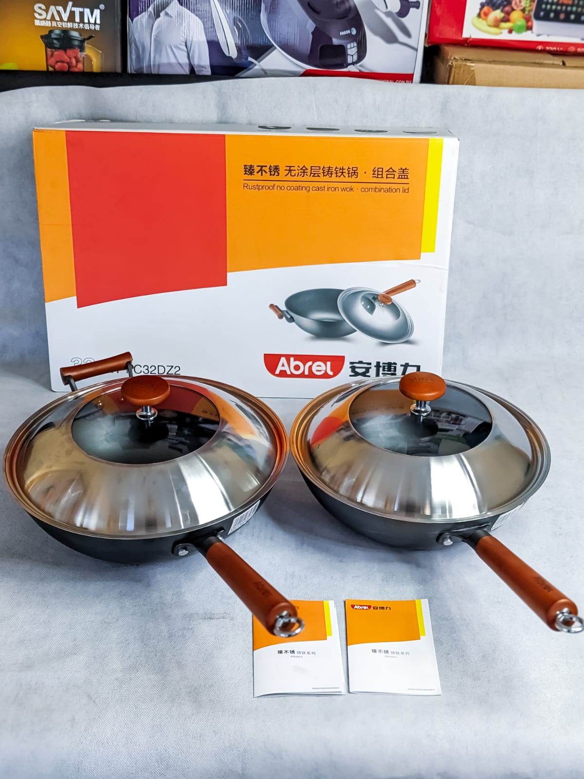 Lot Imported Premium Iron Wok (High Quality)