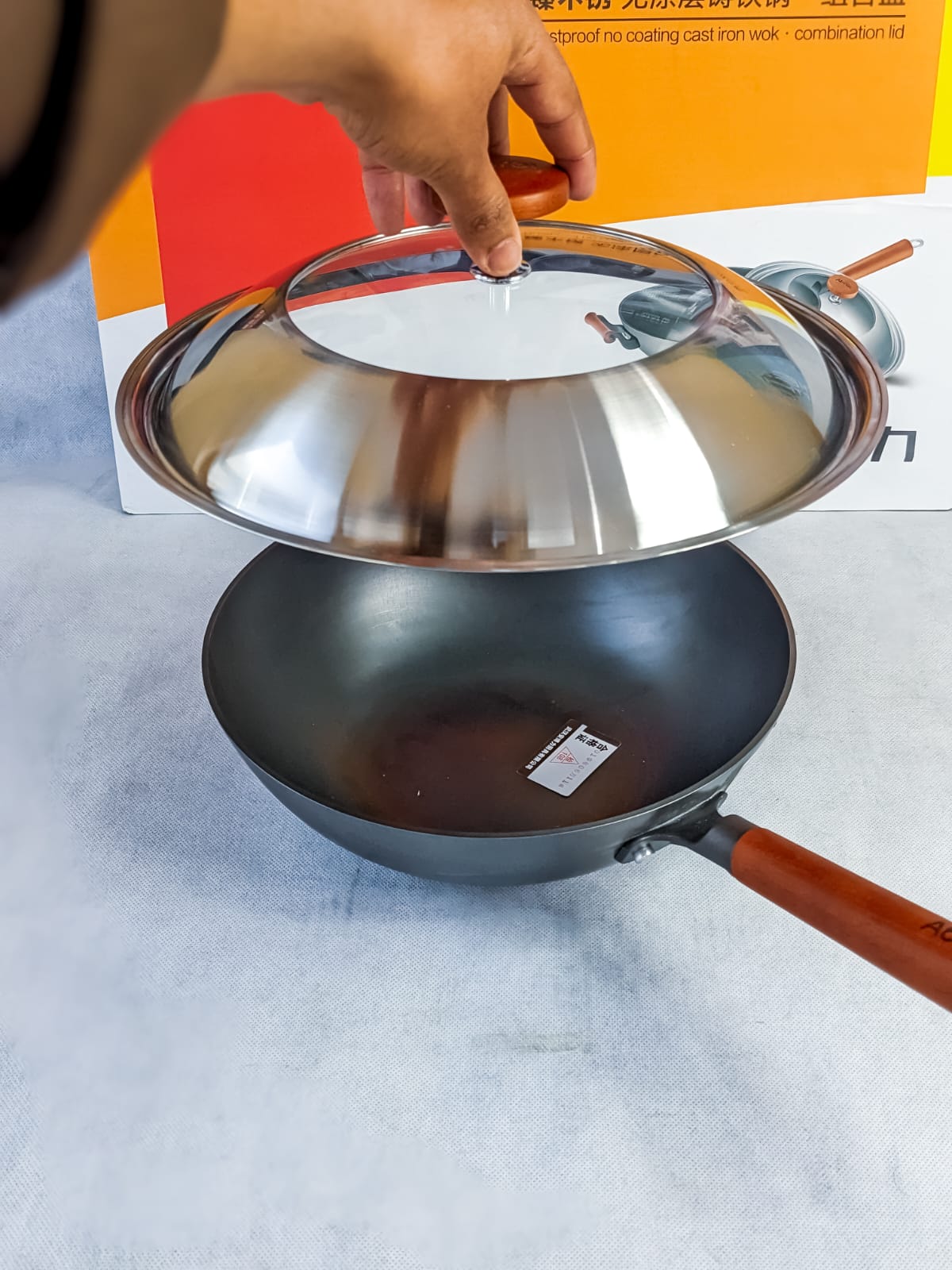 Lot Imported Premium Iron Wok (High Quality)