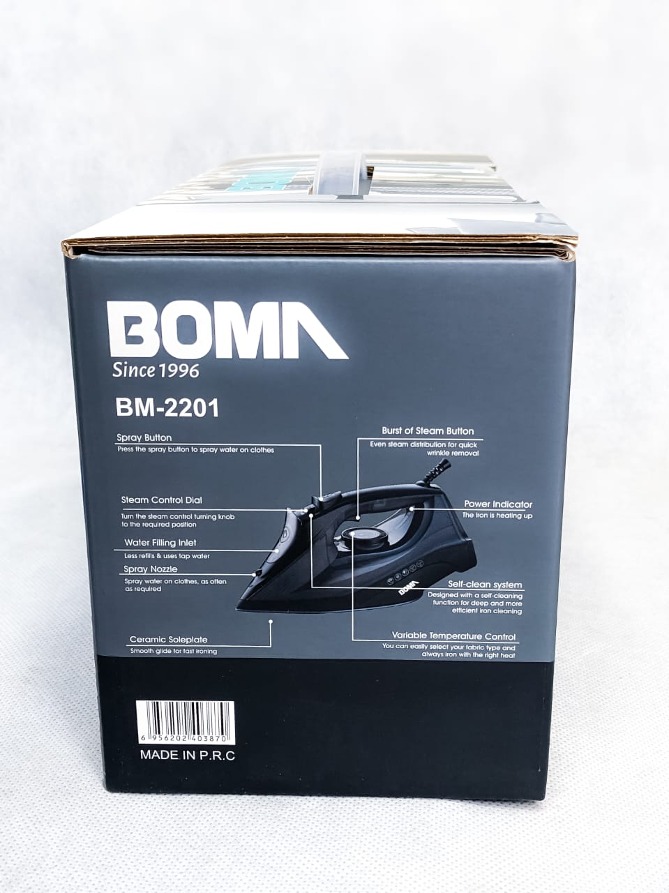 German Lot Boma High Quality Steam Iron BM-2201