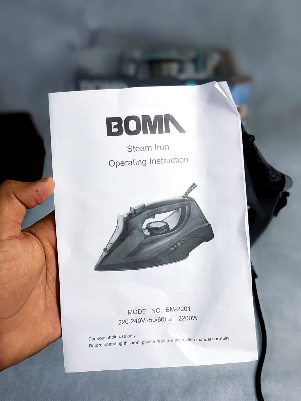 German Lot Boma High Quality Steam Iron BM-2201