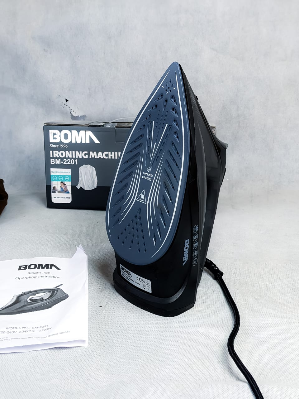 German Lot Boma High Quality Steam Iron BM-2201