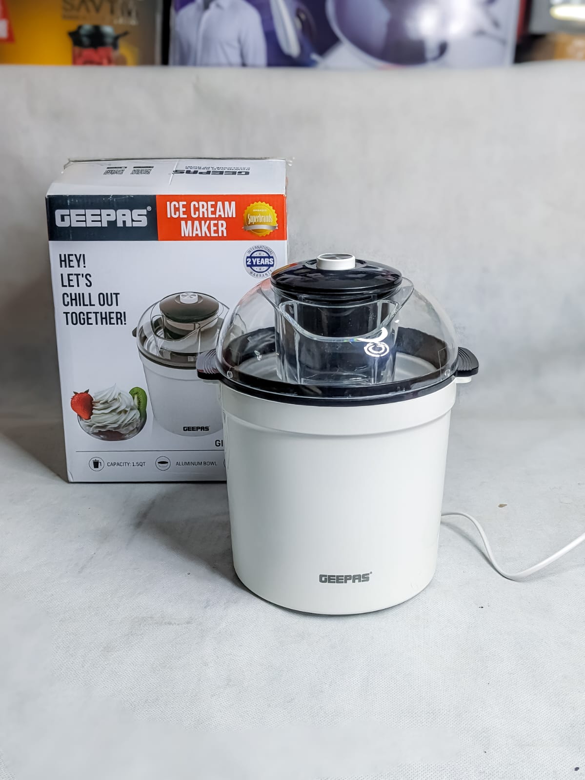 Geepas Ice Cream Maker GIM63027UK