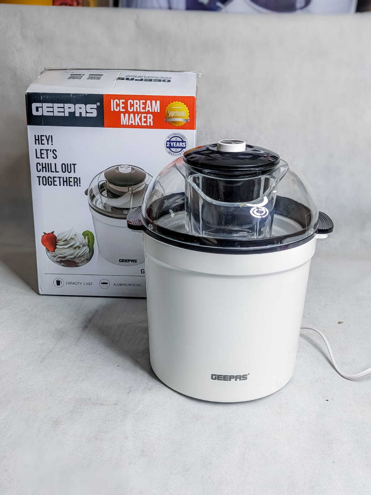 Geepas Ice Cream Maker GIM63027UK