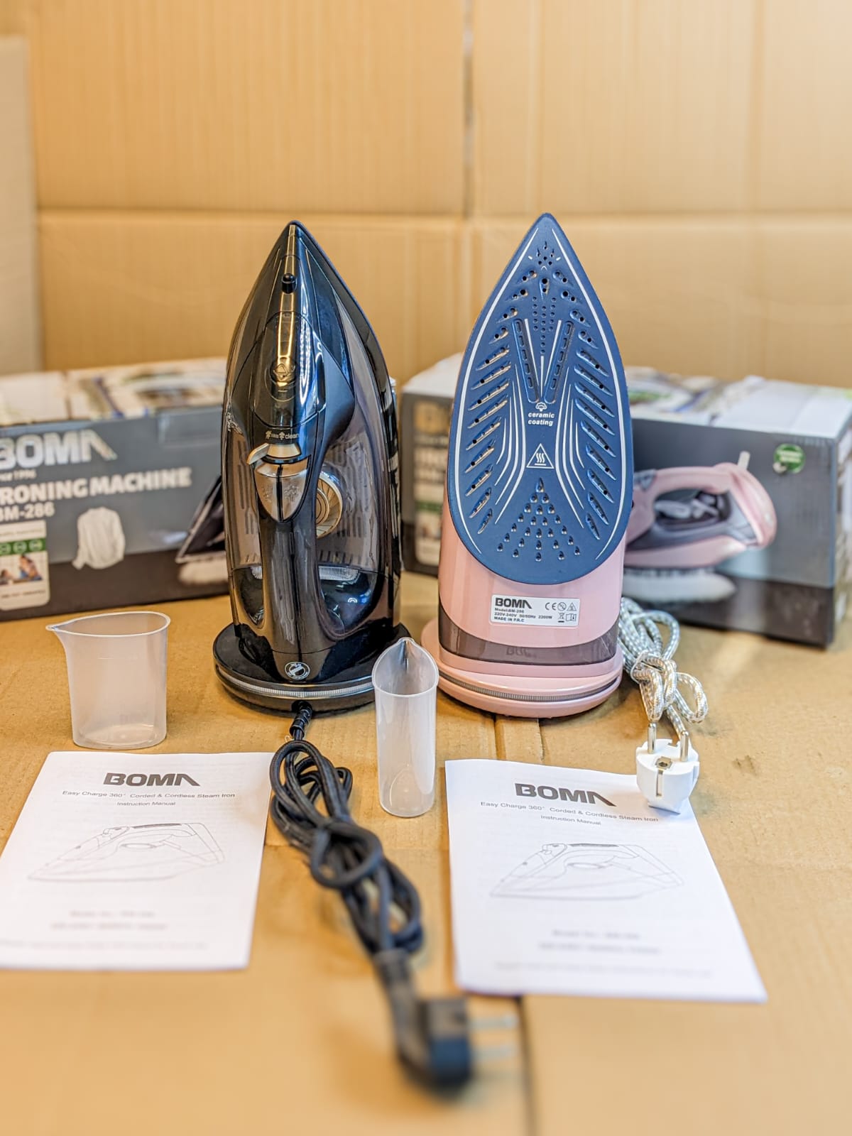 German Lot Imported Boma Steam Iron BM-286