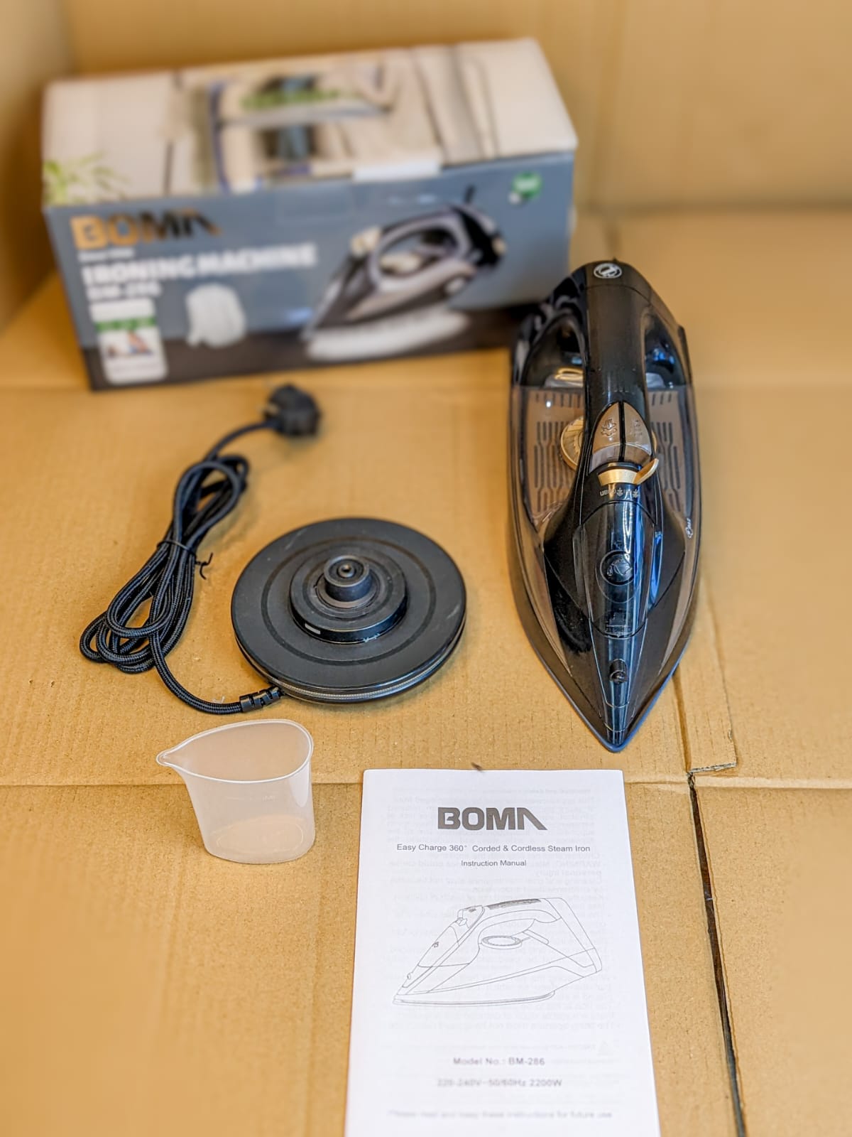 German Lot Imported Boma Steam Iron BM-286