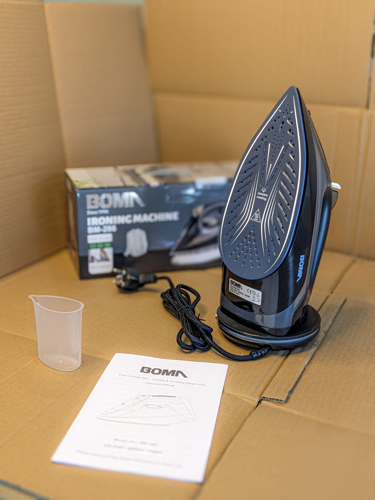 German Lot Imported Boma Steam Iron BM-286