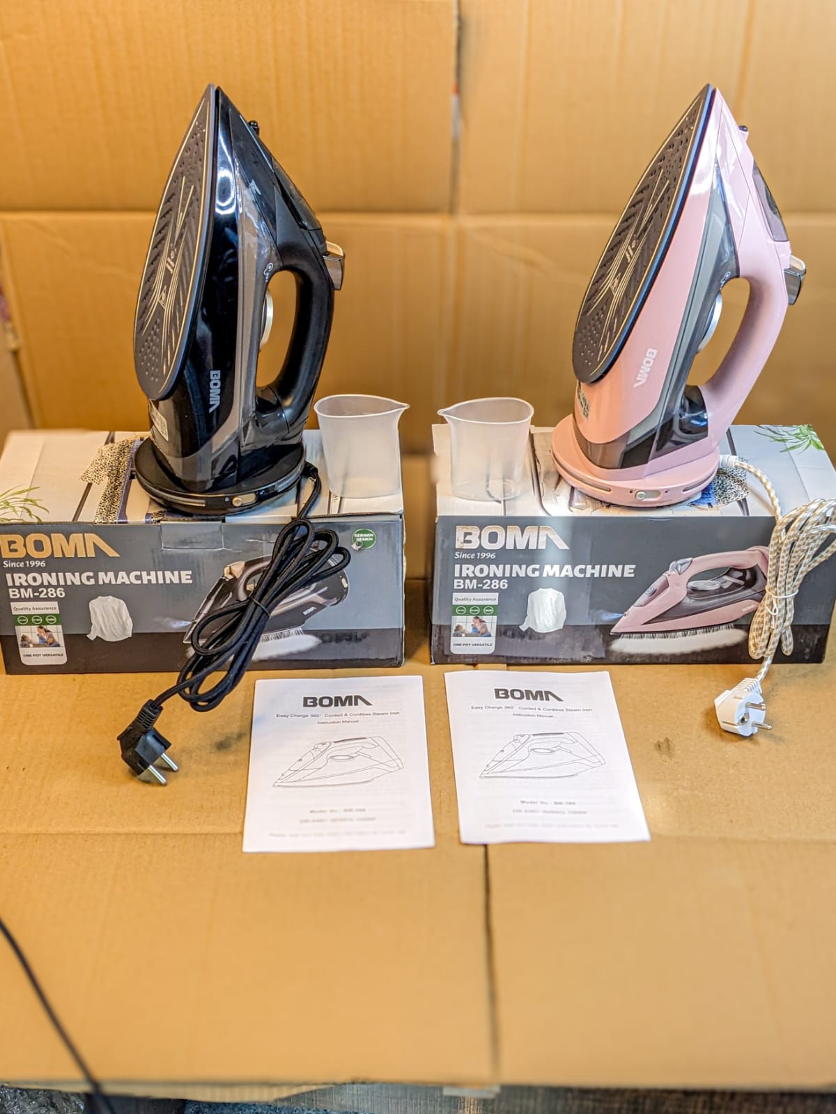 German Lot Imported Boma Steam Iron BM-286