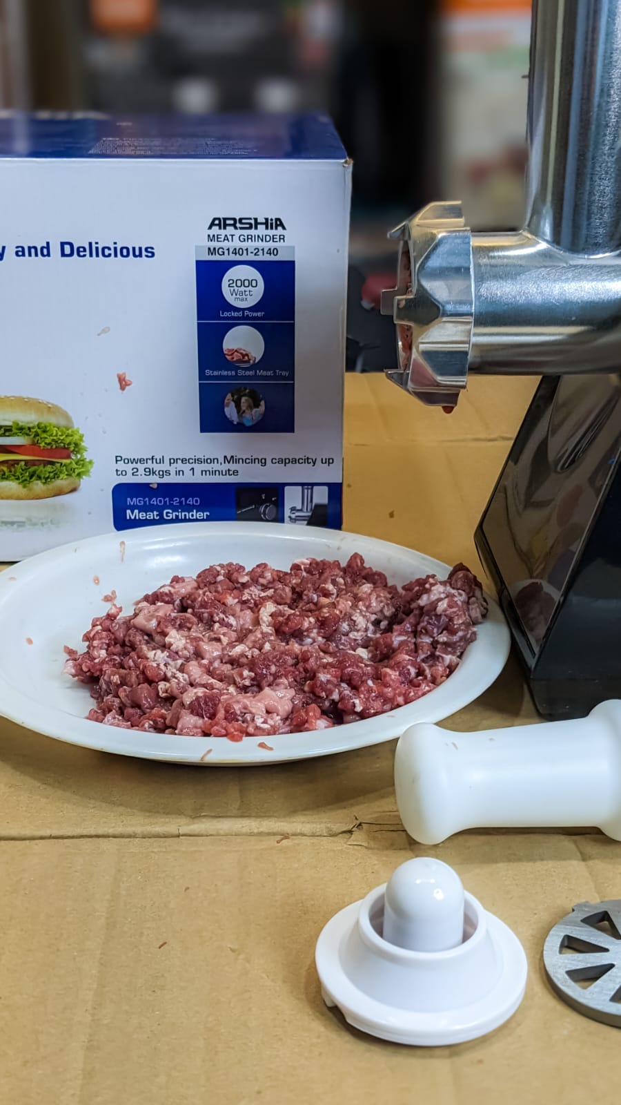 Arshia Meat Mincer High Quality MG1401(commercial)