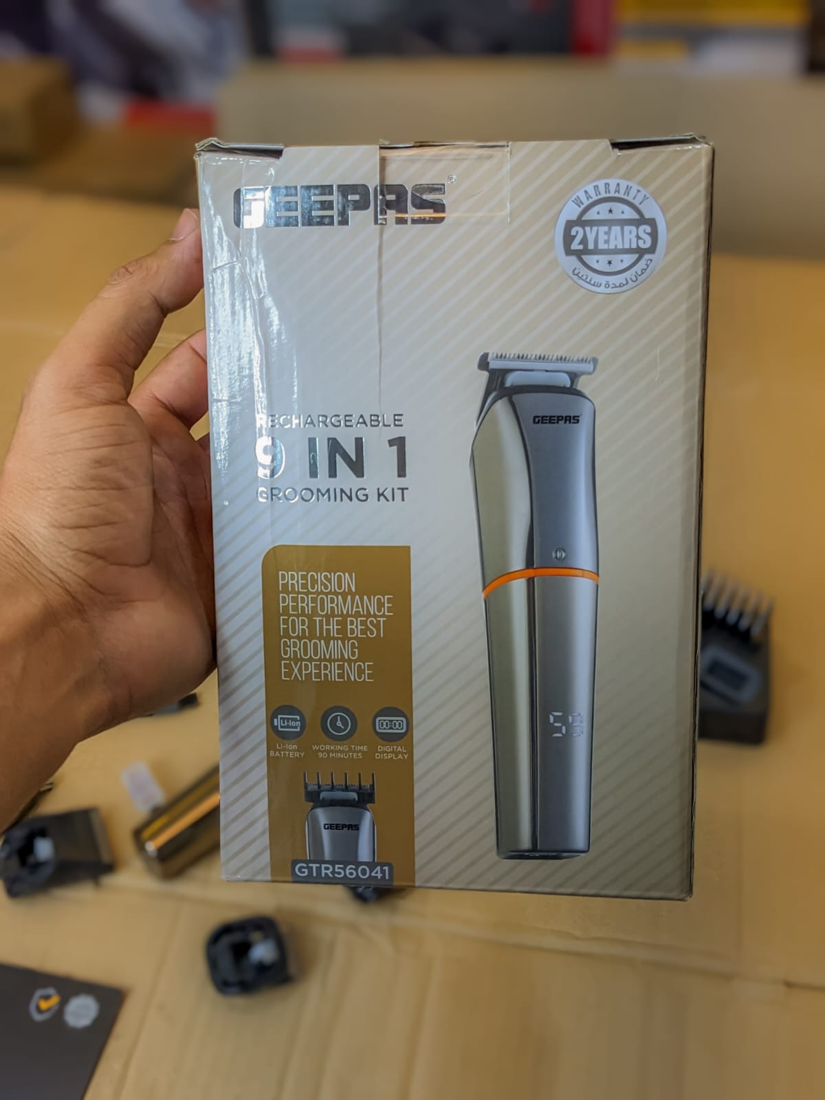 Geepass Rechargeable 9-in-1 Grooming Kit GTR56041