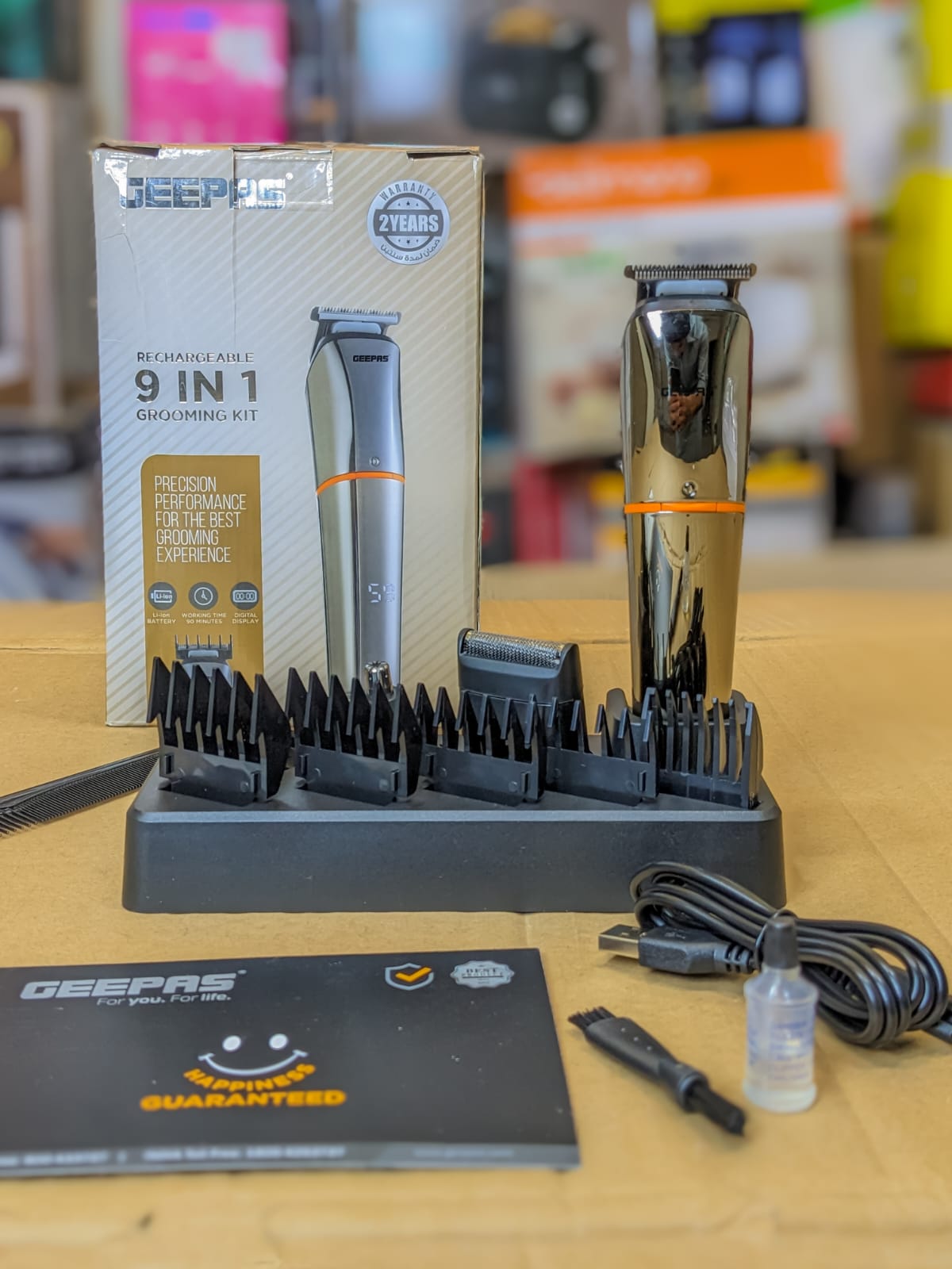 Geepass Rechargeable 9-in-1 Grooming Kit GTR56041