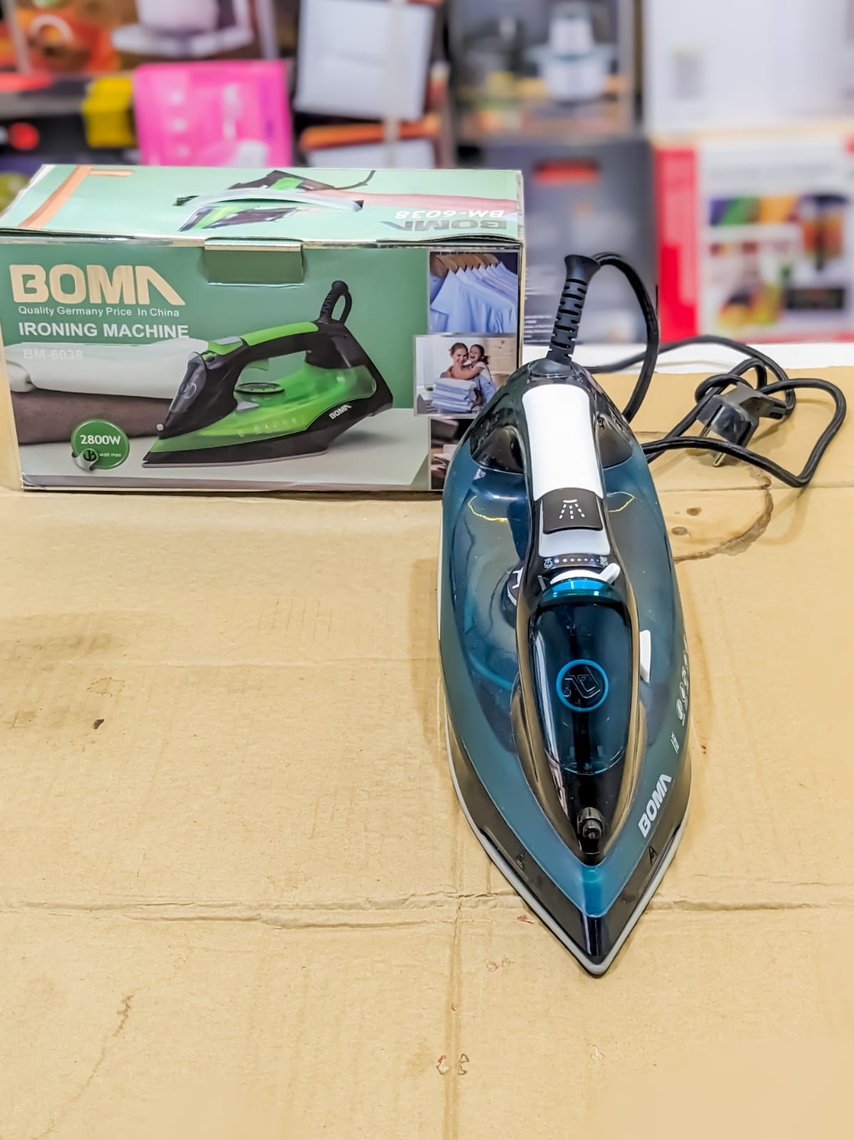 German Lot Imported Boma Steam Iron BM-6038