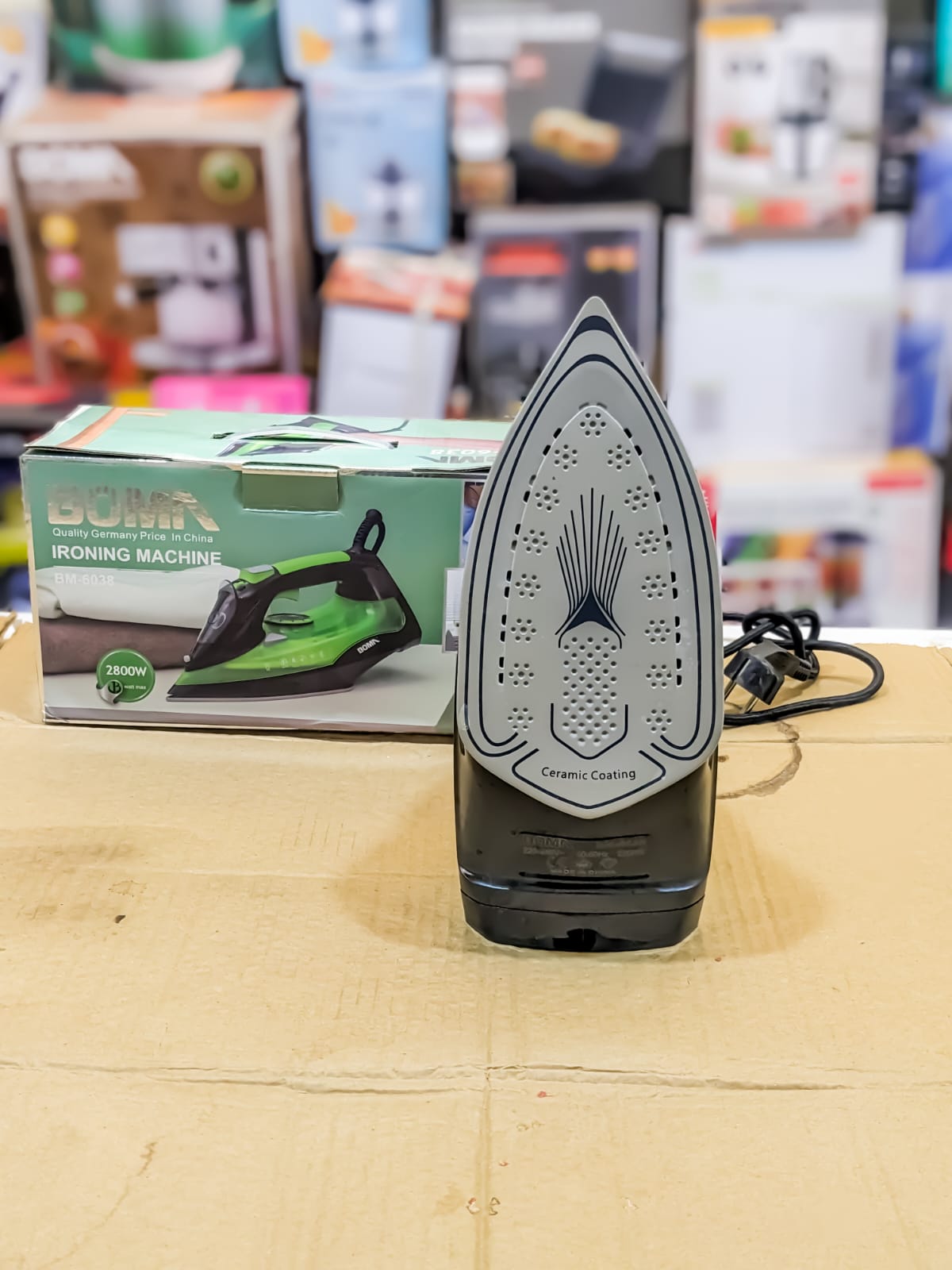 German Lot Imported Boma Steam Iron BM-6038