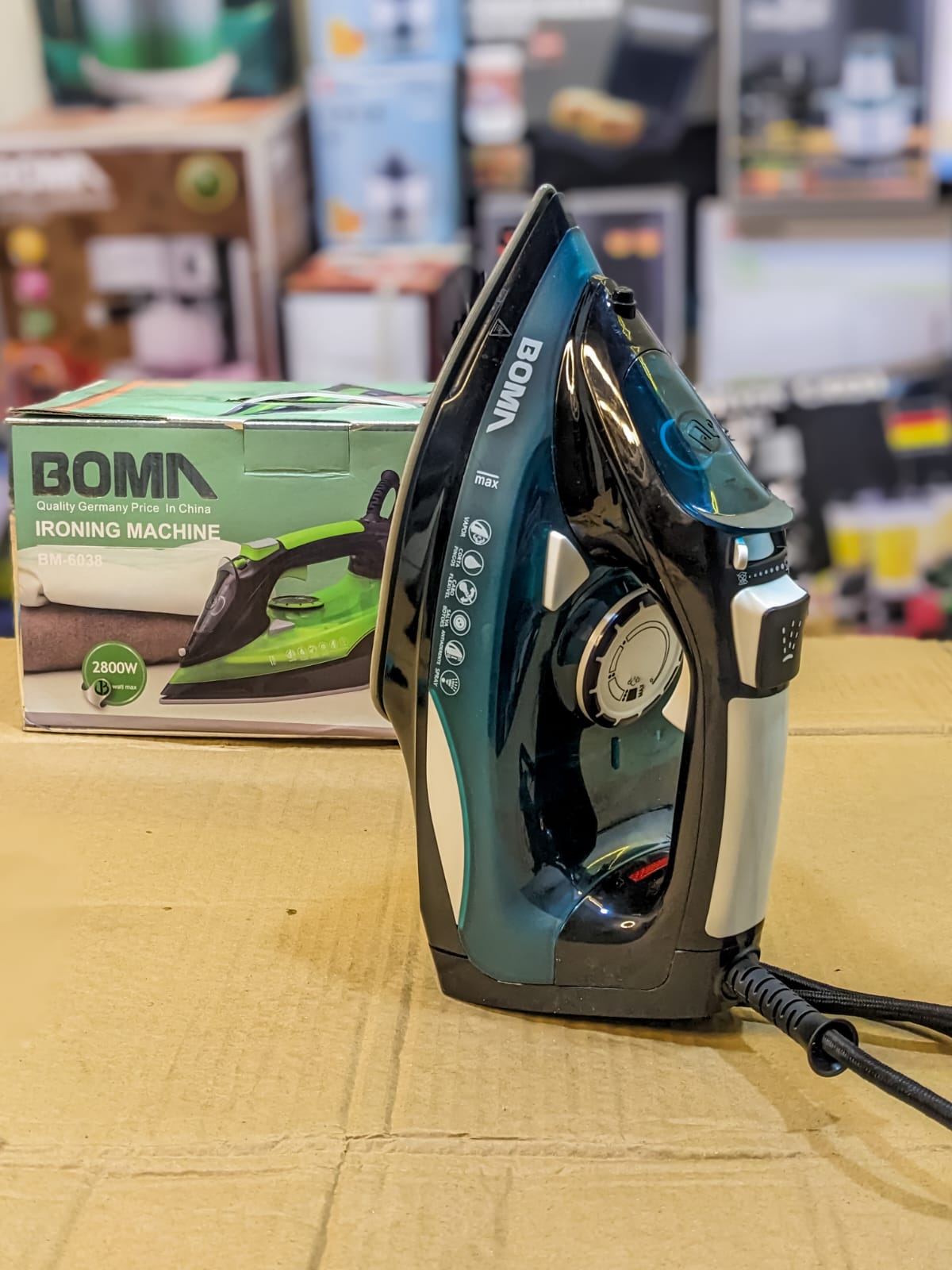 German Lot Imported Boma Steam Iron BM-6038