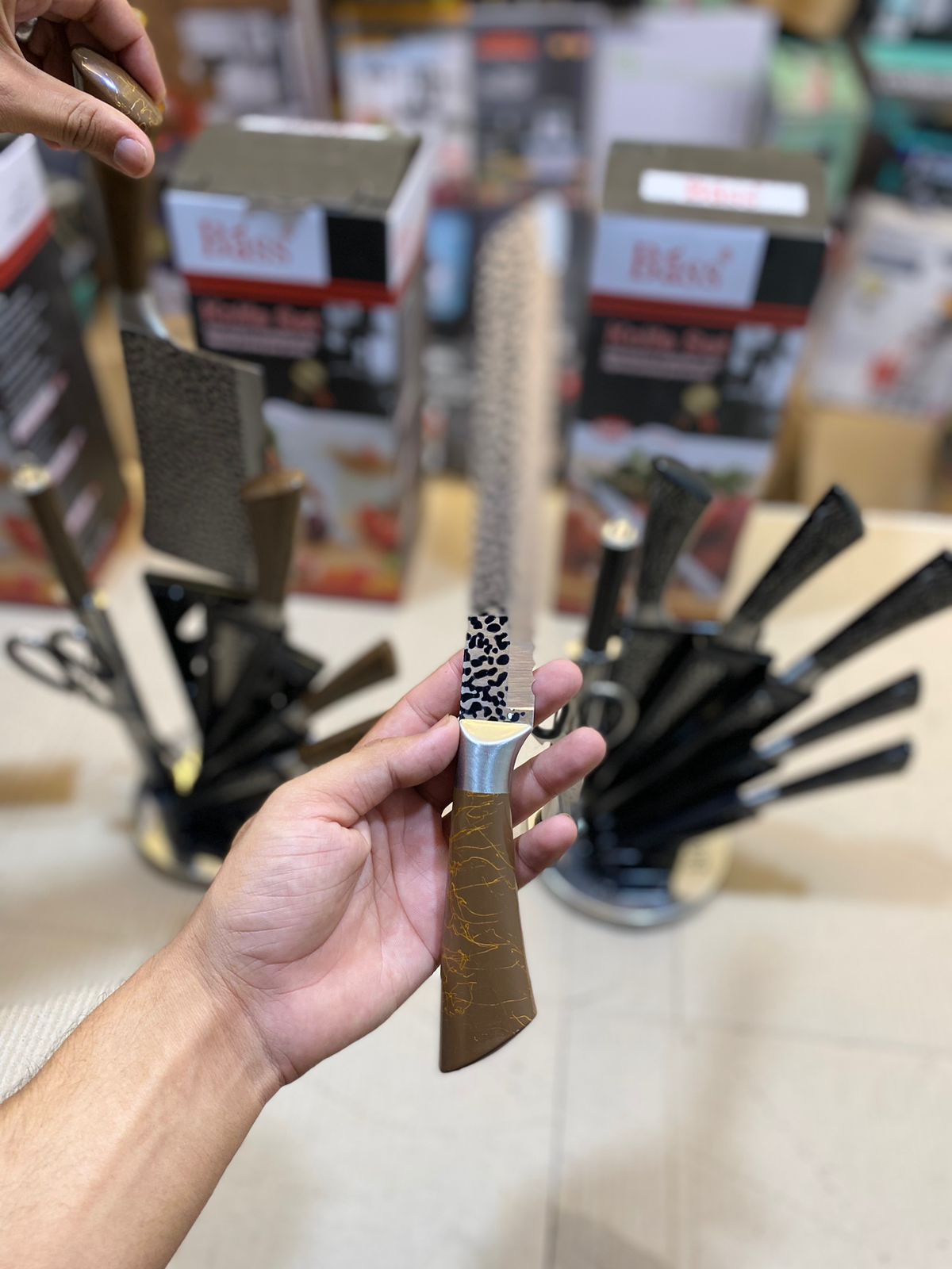 Bass 8Pcs Kitchen Knife Set