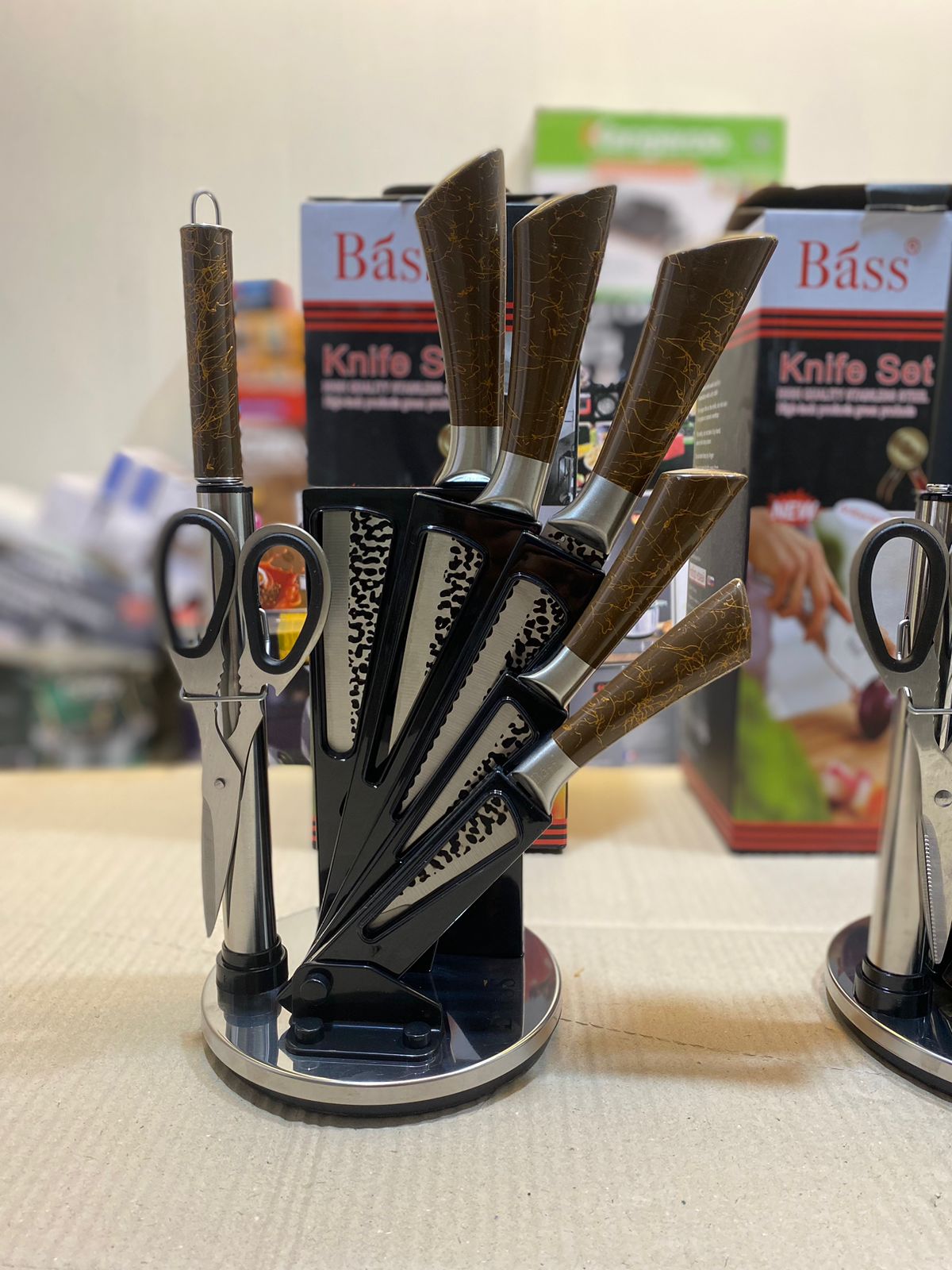 Bass 8Pcs Kitchen Knife Set