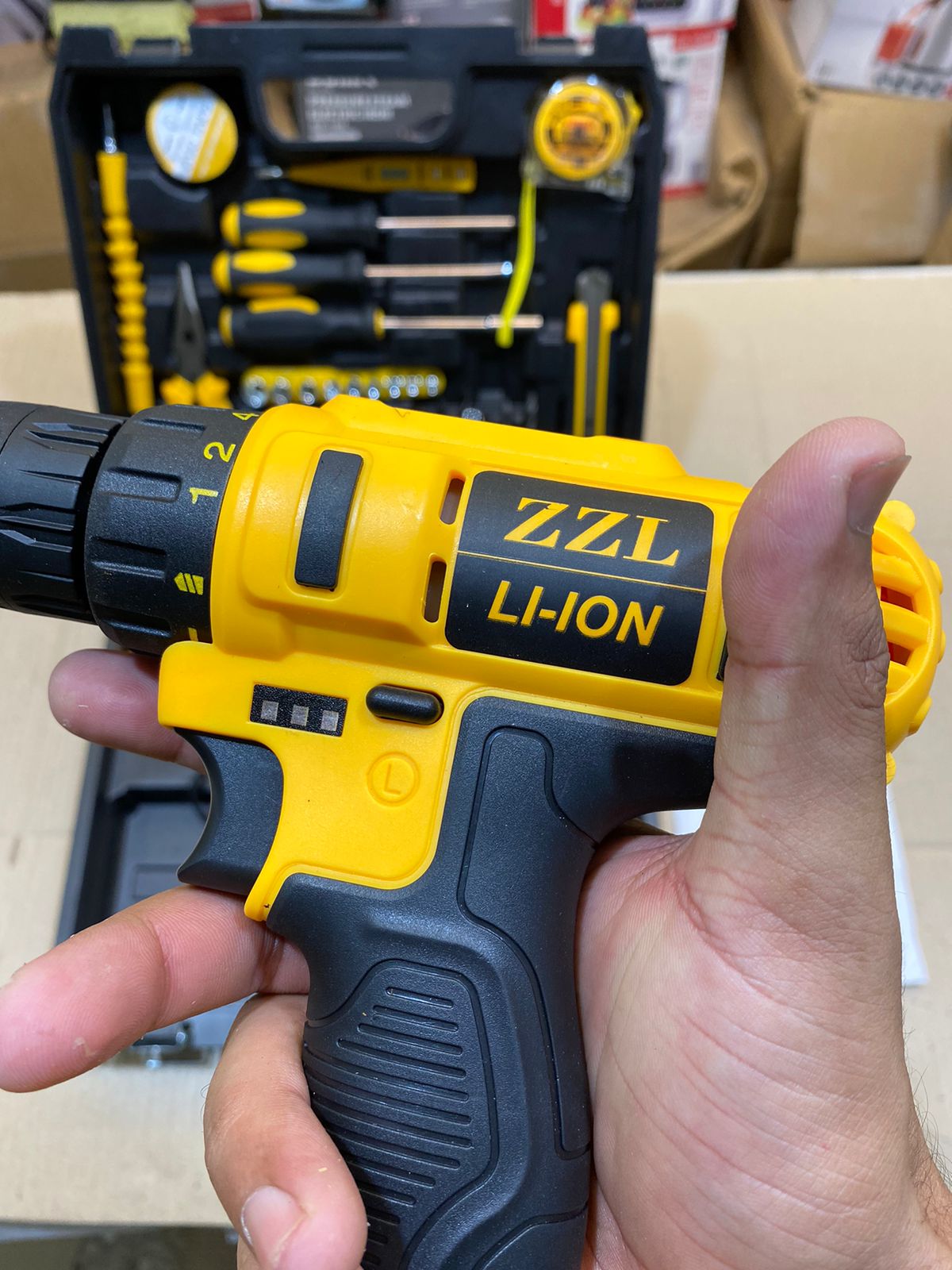 ZZL 24V Powerful Rechargeable Drill Tool Box