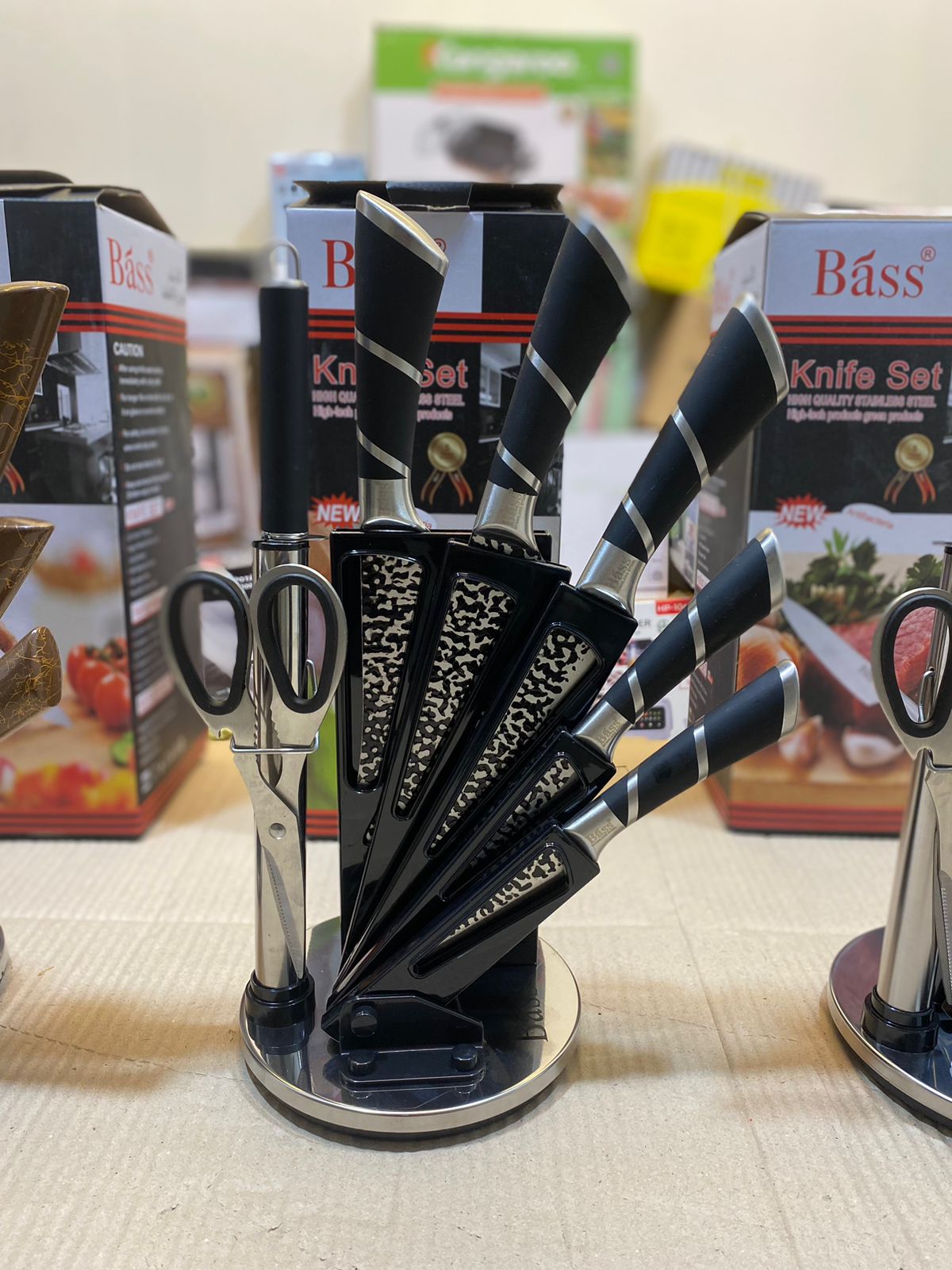 Bass 8Pcs Kitchen Knife Set