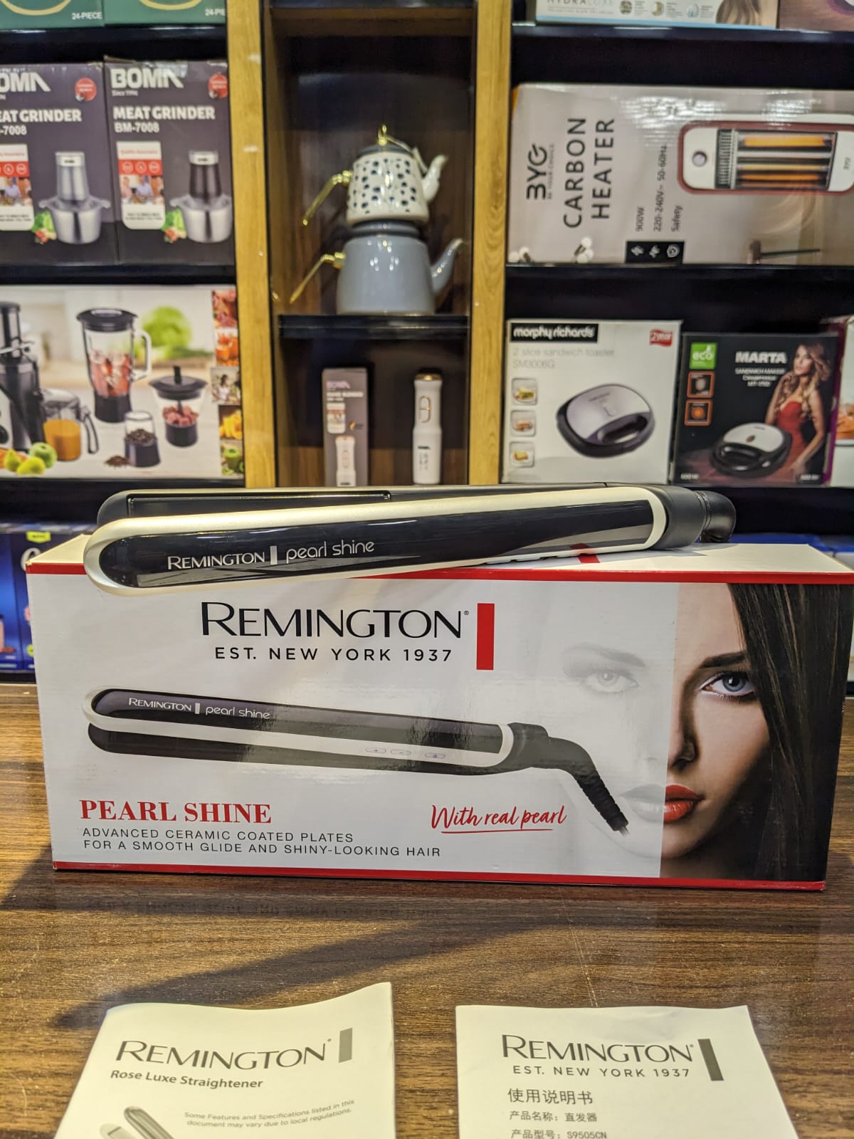 USA Lot Imported Remington S9505CN Pearl Shine Hair Straightener