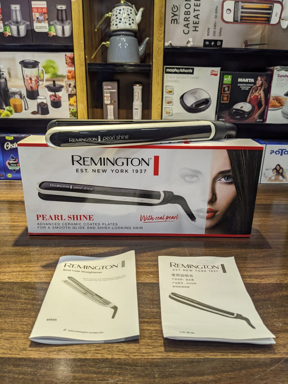 USA Lot Imported Remington S9505CN Pearl Shine Hair Straightener