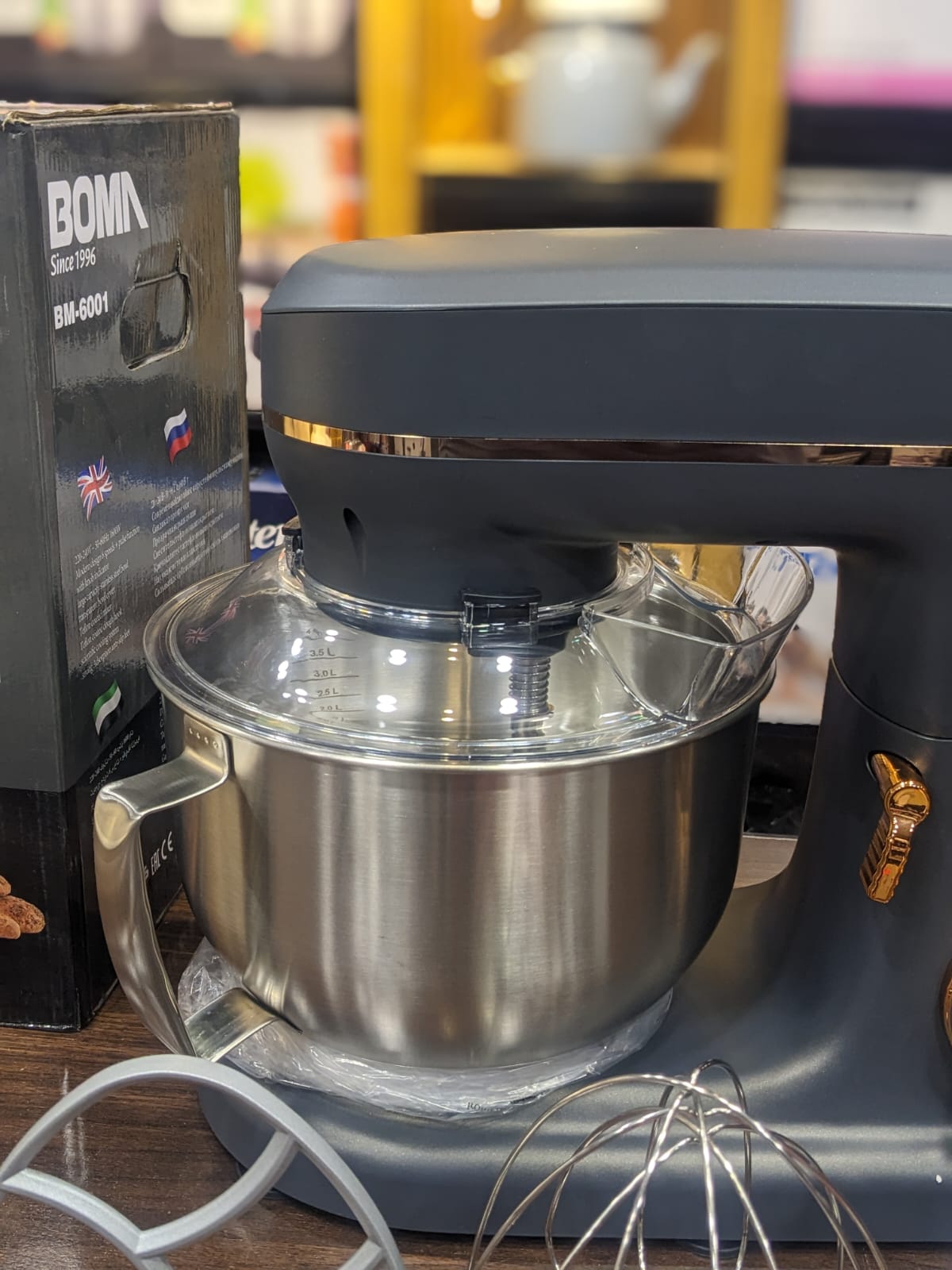 Boma Stand Mixer BM 6001 - 1600W 6-Speed 6L Capacity