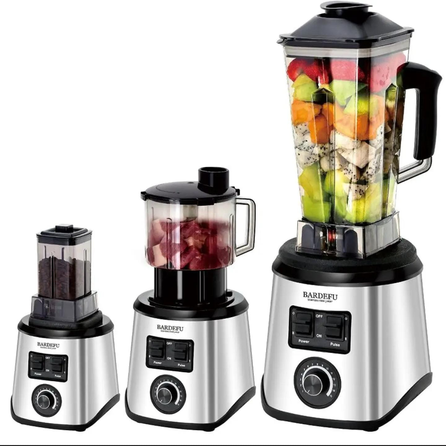 Bardefu 3 in 1 Blender set High Quality 5040